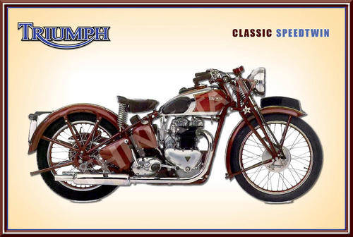 Triumph SpeedTwin (39) - Metal Sign