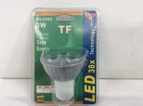 3W GU10 220V LED DOWNLIGHTS(pin)
