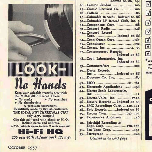 WEIRD AND WONDERFULL - 1950's VINYL RECORD PLIERS