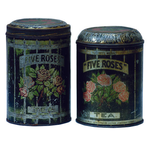 VINTAGE FIVE ROSES TEA TINS - BUY BOTH