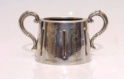 ENGRAVED SHEFFIELD SILVER PLATED TEA SET