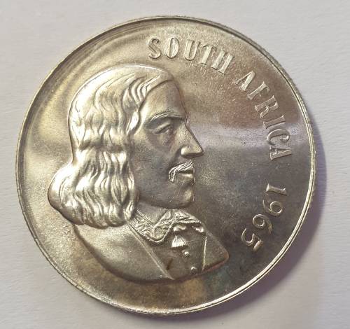 1965 South Africa 1 Rand - High Grade Coin