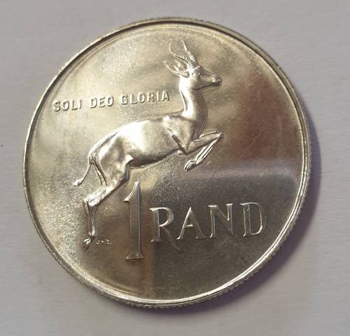 1965 South Africa 1 Rand - High Grade Coin