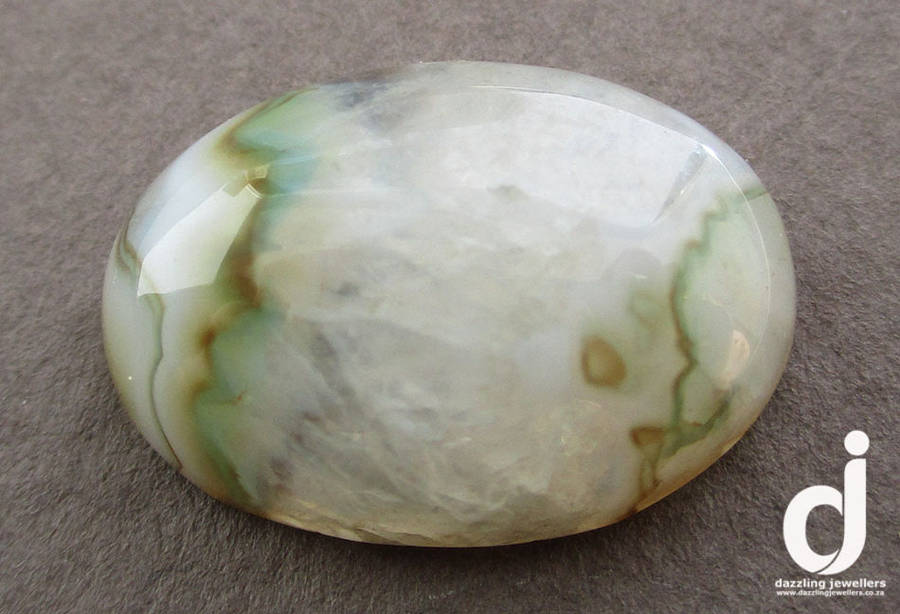 Agate Cabochon: 10.00ct  | 17.93x12.75mm