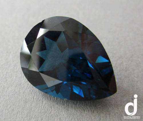 London-blue Blue Topaz. Pear. 11.30ct | 16x12mm (Retail: R6500.00+)