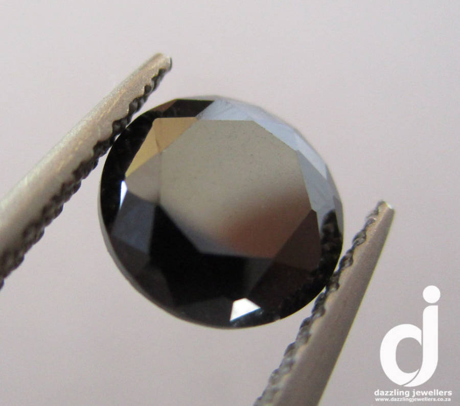 Black Cubic Zirconia / Black Diamond Simulant | Round | 2.30ct | 7mm