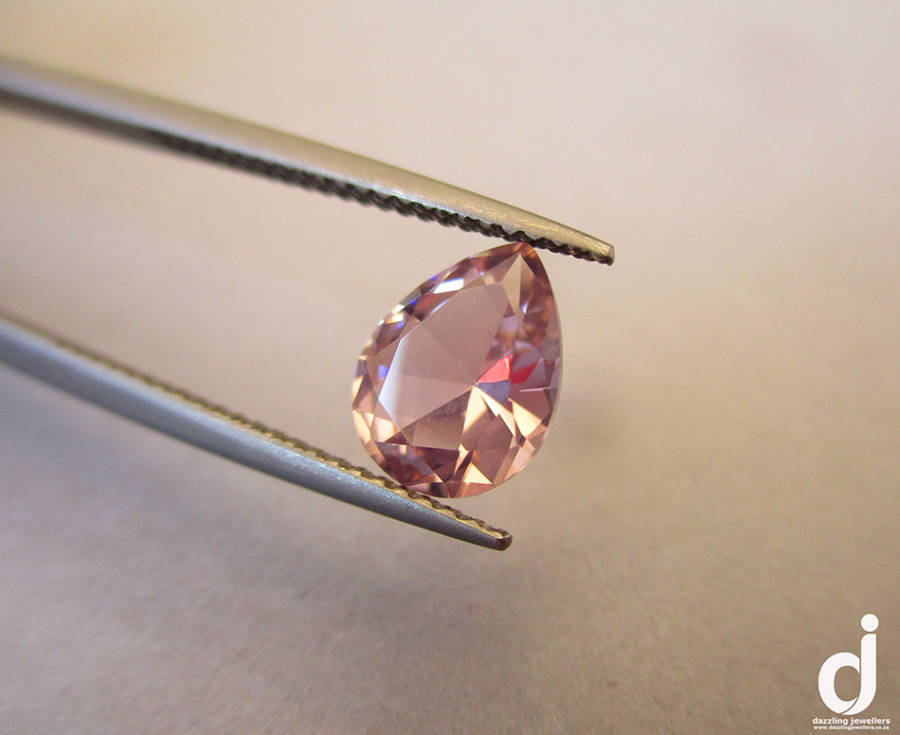 Morganite Nano | Pear-shape | 9x7mm