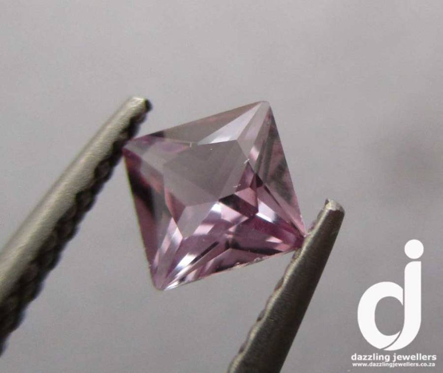 1 x 4mm Alexandrite | Square Princess-cut | Corundum-based Synthetic