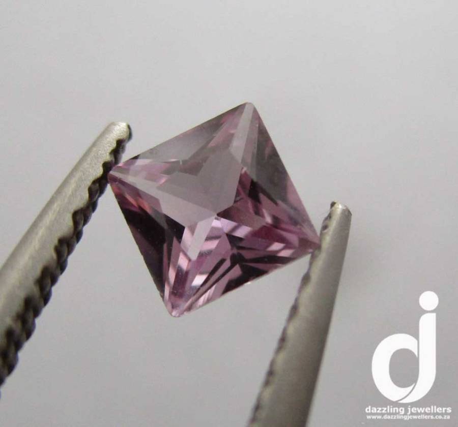 1 x 4mm Alexandrite | Square Princess-cut | Corundum-based Synthetic