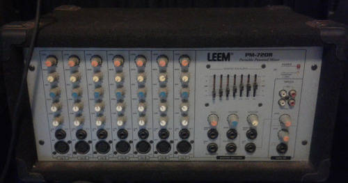 LEEM - PM720R Portable Powered Mixer