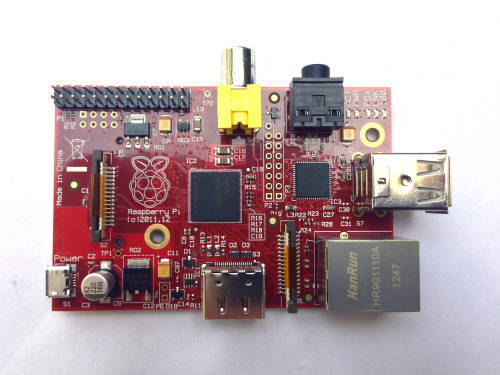 Raspberry Pi Model B Rev 2 - Collectible Chinese Red Version