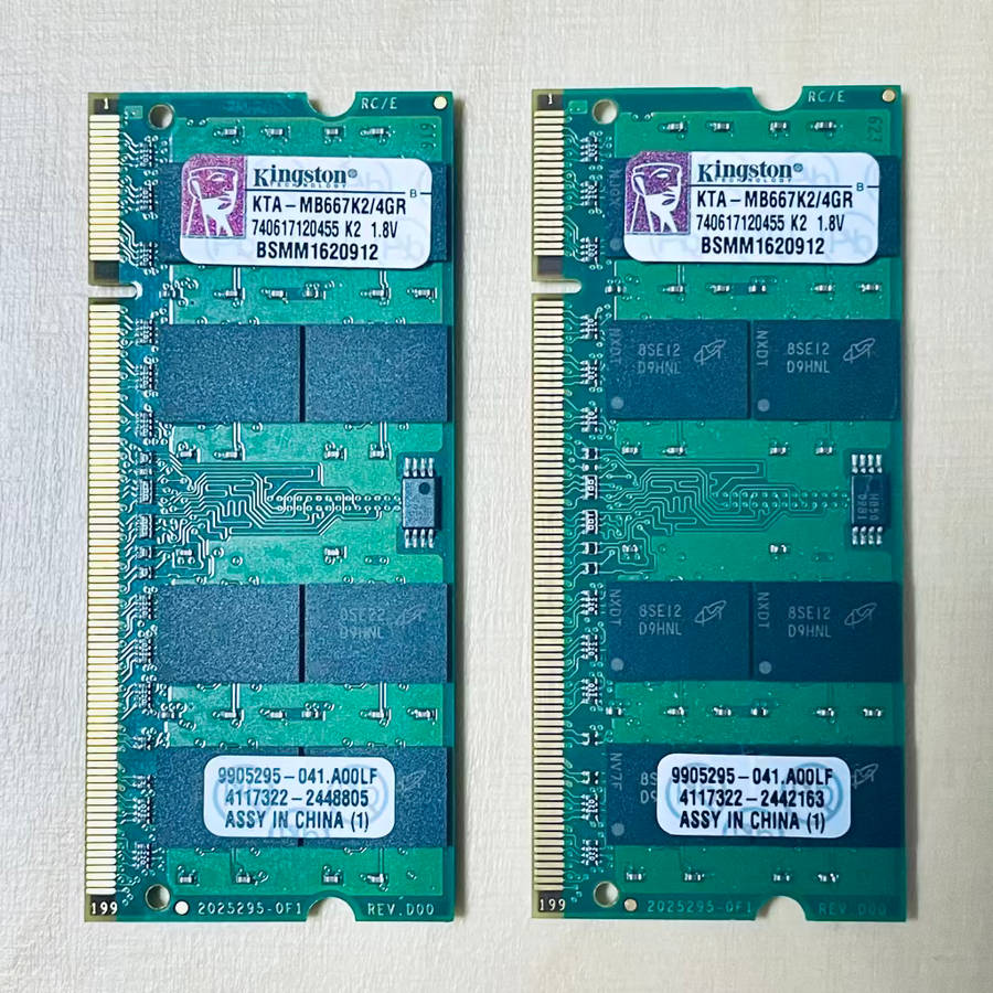 Kingston 4GB DDR2 667MT/s Non-ECC Unbuffered SODIMM Kit