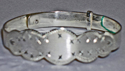 Beautiful Solid Sterling Silver Baby Bangle