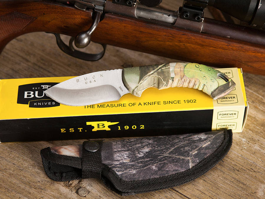 Buck Camo Hunting Knife