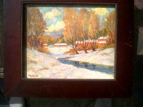 Titta Fasciotti  " SNOWSCAPE " Rare and unusual