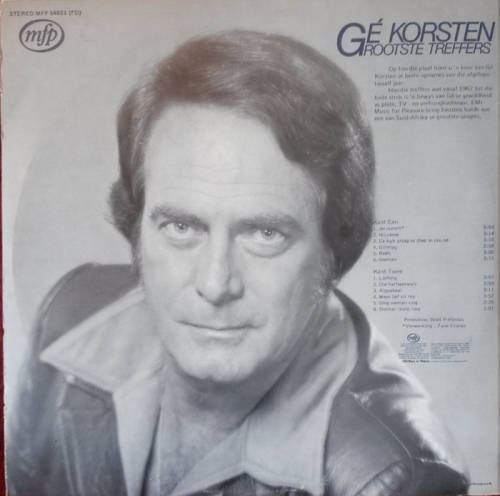 Ge Korsten - Jerusalem en Ander Treffers Vinyl LP SA