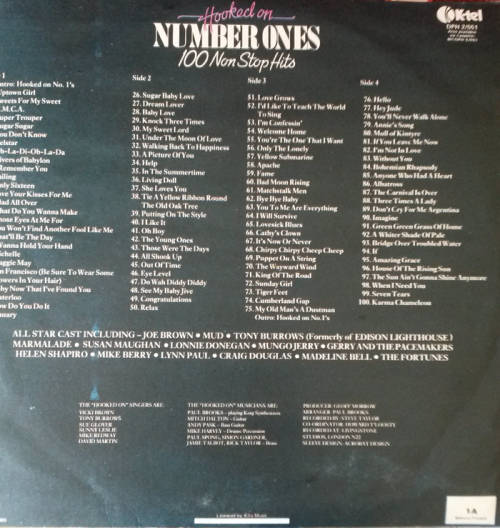 Various - Hooked on Number Ones 100 Non Stop Hits 1985 DOUBLE LP Zimbabwe