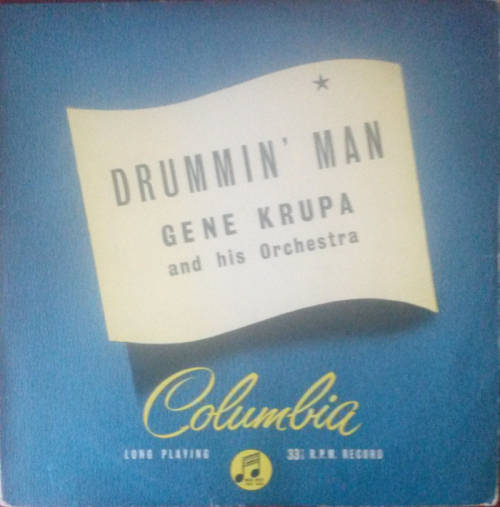 Gene Krupa and his Orchestra - Drummin' Man 1956 Mono 10" Vinyl LP UK