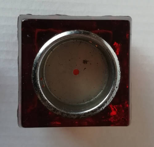 Vintage Koei Unicon Art Glass Table Lighter with Matching Ashtray