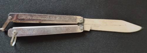 Vintage Rat Brand Balisong/Butterfly Knife from India - Sergie Only