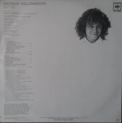 Andreas Vollenweider - White Winds 1984 Vinyl LP SA