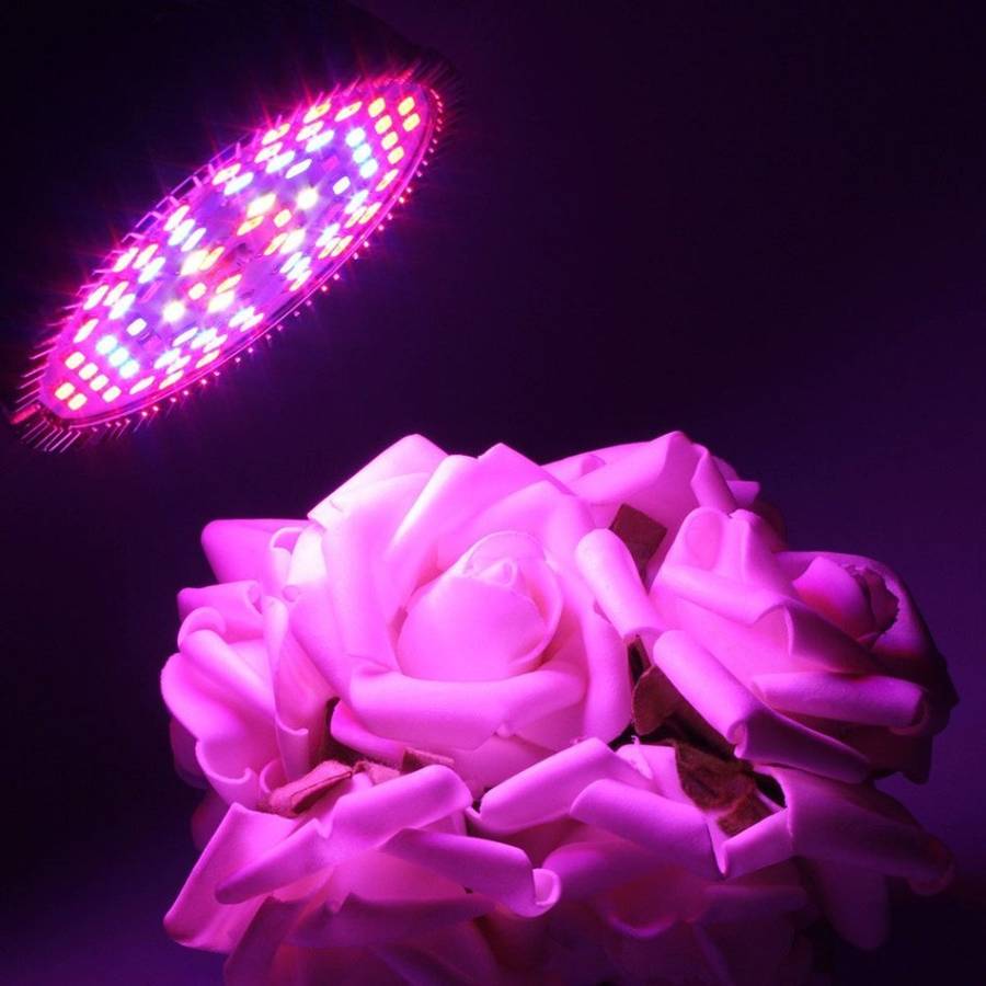 Grow Light Bulb, GLIME 50W Led Grow Plant Light, E27 Growing Lamp