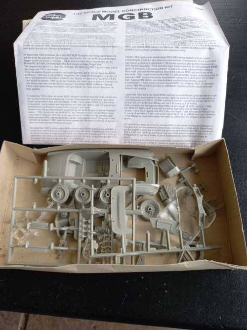 Airfix MGB Historic Cars plastic kit.