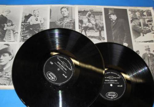 THE FINEST HOURS: Two Record Volume Sound Track, Sir Winston Churchill's own story