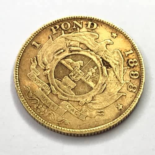 1898 ZAR  99 Overstrike  Kruger Pond