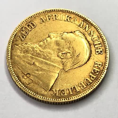 1898 ZAR  99 Overstrike  Kruger Pond