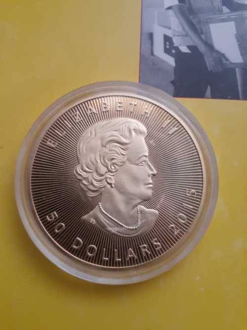 1oz Queen Elizabeth II Canada 50$ 2015 Gold Coin