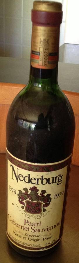 1979 nederburg cabernet sauvignon