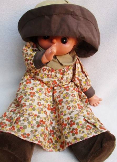 MAUDIE MAE - A VERY RARE VINTAGE DOLL - 1970'S SEKIGUCHI, JAPAN ( MONCHHICHI)