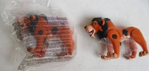 TWO McDONALDS SCAR FROM THE LION KING - ONE STILL SEALED!!