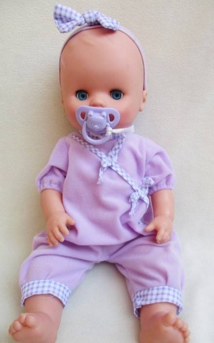 A PRETTY ALL VINYL 38CM TALL BABY DOLL FOR A LITTLE GIRL - GREAT FOR BATH TIME!!