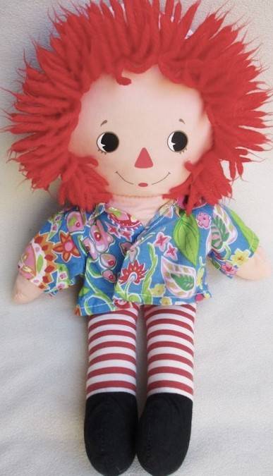 CUTE VINTAGE RAGGEDY ANNE DOLL!!