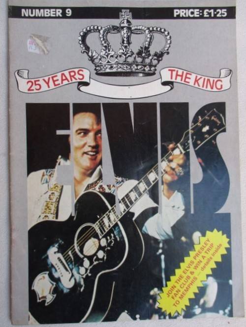 FOR JACK KAPLAN ONLY - ELVIS PRESLEY - 25 YEARS THE KING -  FAN CLUB MAGAZINEs NOs. 2,3,4,6,8& 9!!