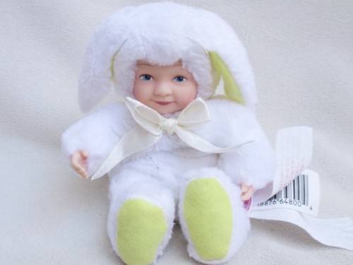 SWEET TINY ANNE GEDDES BUNNY DOLL!!
