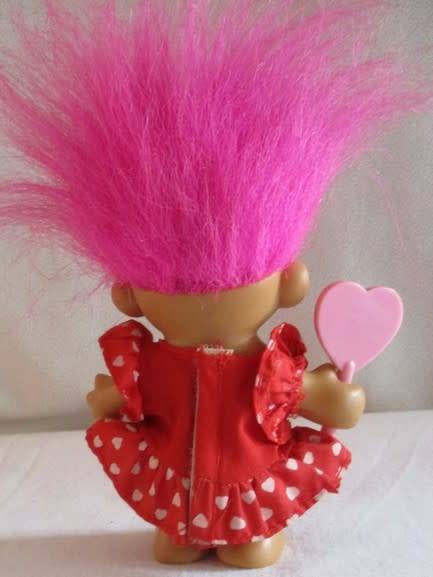 CUTE RUSS BERRIE TROLL IN ORIGINAL OUTFIT!!