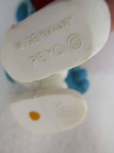 CUTE PEYO, WEST GERMANY SMURF WITH LANTERN