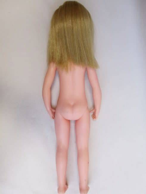 A VINTAGE DOLL WITH EXQUISITE FURGA SIMONA-LIKE LOOK - MARKED 'SAD' ON BACK OF HEAD!!