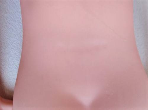 A VINTAGE DOLL WITH EXQUISITE FURGA SIMONA-LIKE LOOK - MARKED 'SAD' ON BACK OF HEAD!!