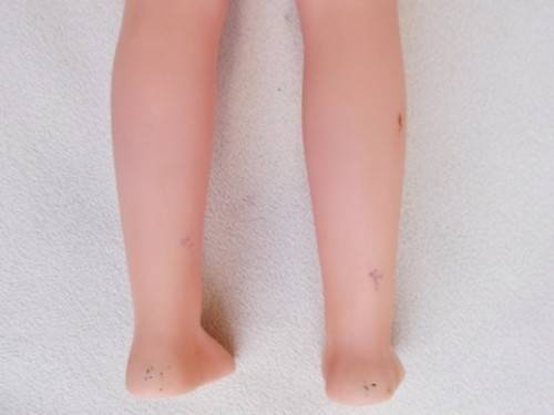 A VINTAGE DOLL WITH EXQUISITE FURGA SIMONA-LIKE LOOK - MARKED 'SAD' ON BACK OF HEAD!!