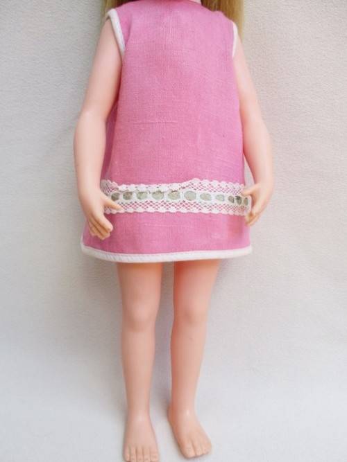 A VINTAGE DOLL WITH EXQUISITE FURGA SIMONA-LIKE LOOK - MARKED 'SAD' ON BACK OF HEAD!!