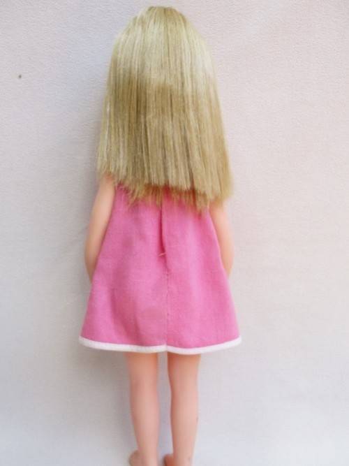 A VINTAGE DOLL WITH EXQUISITE FURGA SIMONA-LIKE LOOK - MARKED 'SAD' ON BACK OF HEAD!!