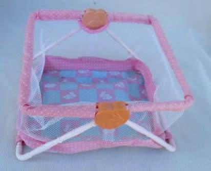RARE!! A VINTAGE 1988 GALOOB 'BOUNCIN' BABIES' PLAYPEN STILL IN ORIGINAL BOX