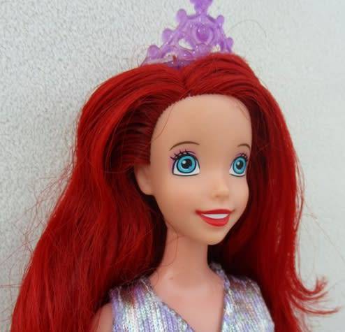A MATTEL BARBIE DISNEY PRINCESS - ARIEL WITH GORGEOUS RED HAIR
