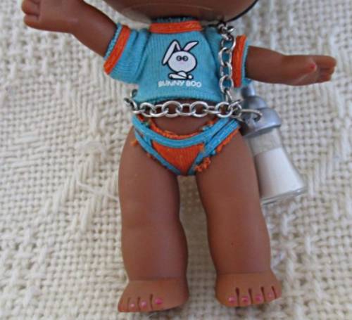RELISTED - ADORABLE 2004 MGA BRATZ LI'L ANGEL - ORIGINAL OUTFIT PLUS BOTTLE