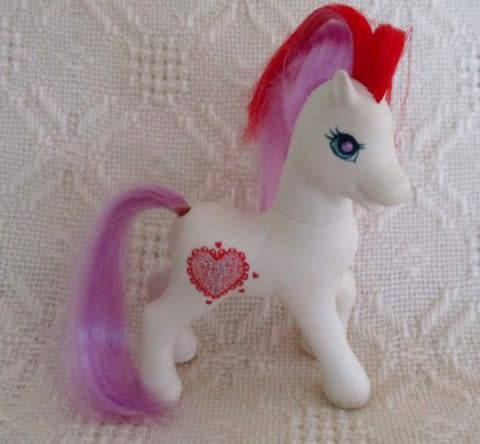 RARE - HASBRO G2 MY LITTLE PONY  - SECRET TALE WITH 'GEMS' IN EYES AND ADDED SADDLE