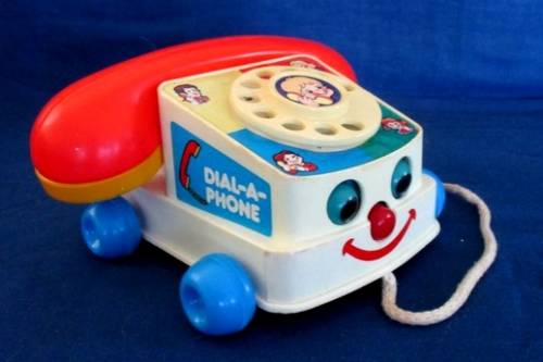 THE CUTEST VINTAGE JUMBOS CHATTER PHONE IN GREAT CONDITION